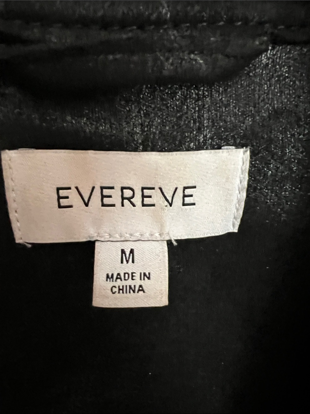 $168 EVEREVE Marren sueded Moto Jacket black M - Picture 5 of 10